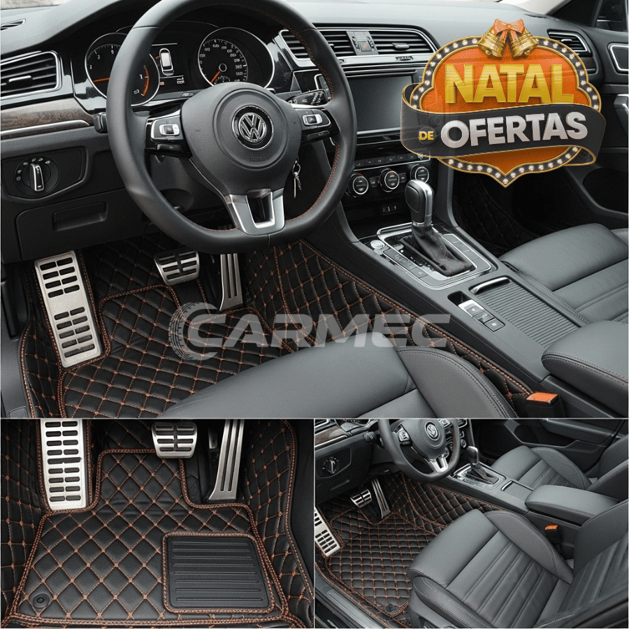 Conjunto Tapetes Veícular Luxo e Conforto | Parte Dianteira e Traseira