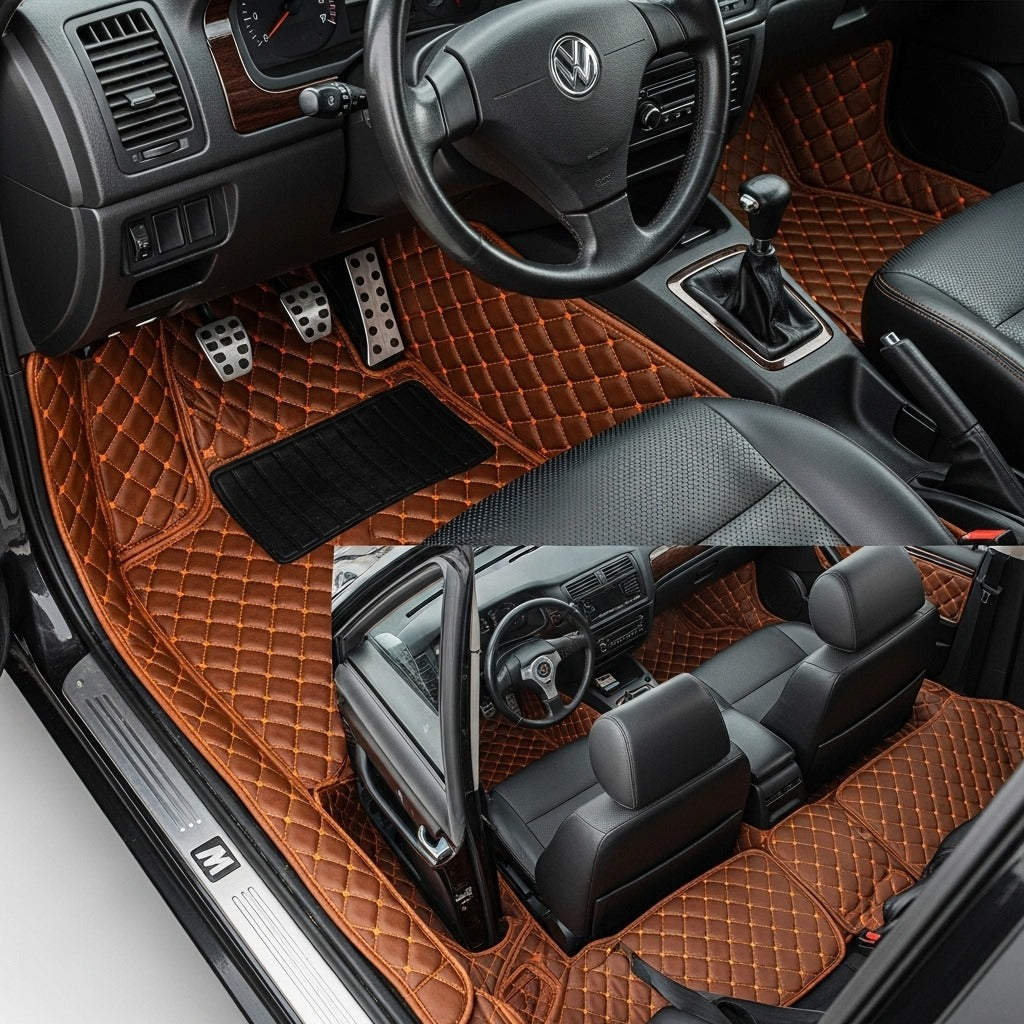 Conjunto Tapetes Veícular Luxo e Conforto | Parte Dianteira e Traseira