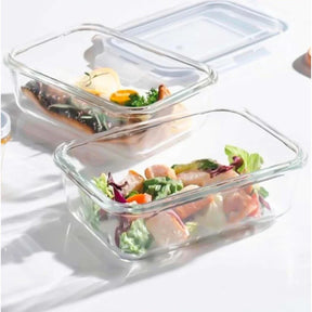 [ÚLTIMAS UNIDADES] Kit Potes de Vidro Hermético Retangular 10 Unidades